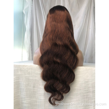 wholesale 180% Density Hd Full Lace Human Hair Wigs Women Brazilian Virgin Hair Lace Front Wig For Black Transparent Vendor